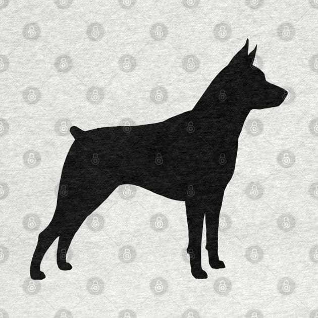 Miniature Pinscher Silhouette(s) by Coffee Squirrel